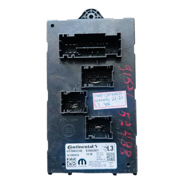 Módulo Conforto Fiat Strada 2020 À 2022