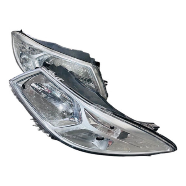 Par Faróis Cromados Chevrolet Ônix Lt-joy 2012 À 2019