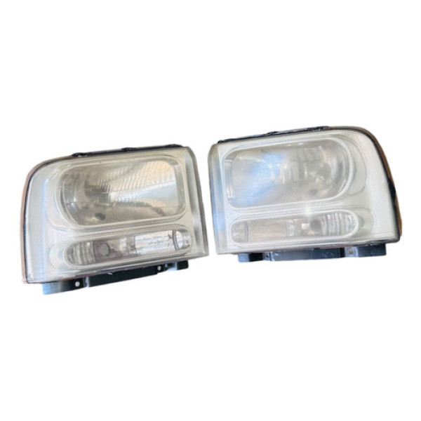 Farol Esquerdo Cromado Ford F-250 F-350 F4000