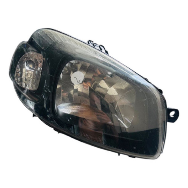Farol Direito Máscara Negra Fiat Uno Vivace Way 2010 À 2014