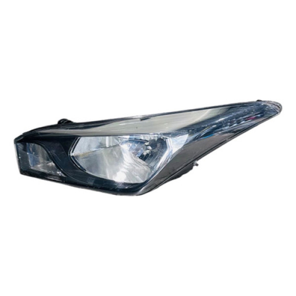 Farol Lado Esquerdo   Mascara Negra Hyundai  Hb20  2019