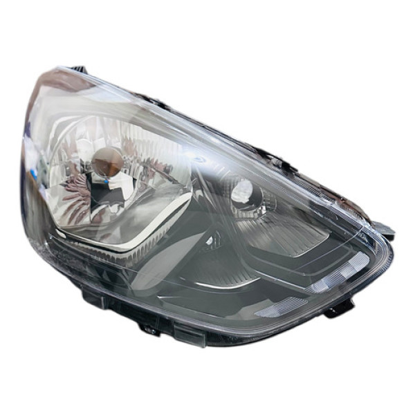 Farol Direito Máscara Negra Ford Ka 2019 À 2023