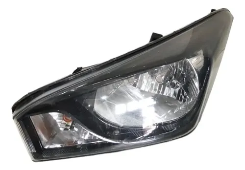 Farol Esquerdo Máscara Negra Hyundai Hb20 2012  Esquerdo/motorista