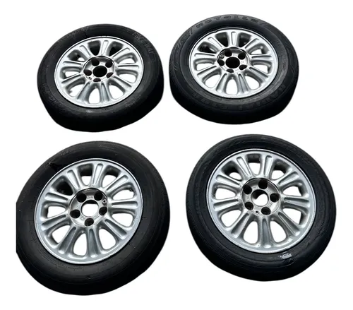Jogo De Roda Chevrolet Aro 15 Vectra Astra Chevette Monza Prateado